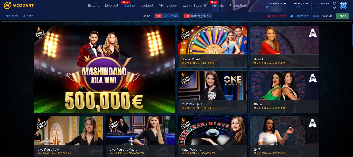 Mozzart Bet Kenya Live Casino mozzart kenya live casino